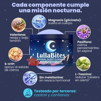 LULLABITES GOMITAS NATURALES PARA DORMIR