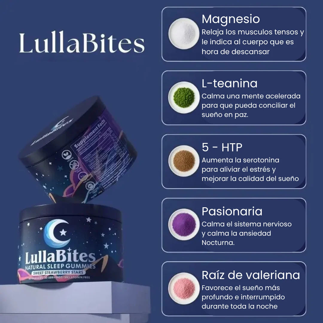 LULLABITES GOMITAS NATURALES PARA DORMIR